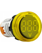 Цифровой измеритель напряжения Аско-Укрем ED16-22VD 30-500В АС желтый (A0190010018)