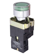 Кнопка Аско-Укрем XB2-BW3371 с подсветкой зеленая (A0140010021)