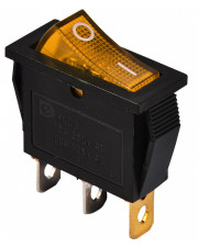 Переключатель Аско-Укрем KCD3-101N YL/B (0-I) с подсветкой желтый (A0140040029)