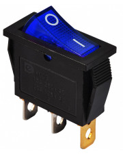 Переключатель Аско-Укрем KCD3-101N BL/B (0-I) с подсветкой синий (A0140040030)