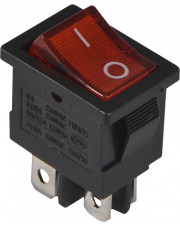 Переключатель Аско-Укрем KCD1-4-201N R/B (0-I) с подсветкой красный (A0140040062)