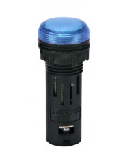 Сигнальная лампа LED ETI ECLI-16-024C-B 24В AC/DC Ø16мм синяя матовая (4771603)