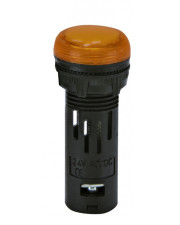 Сигнальная лампа LED ETI ECLI-16-024C-A 24В AC/DC Ø16мм оранжевая матовая (4771604)
