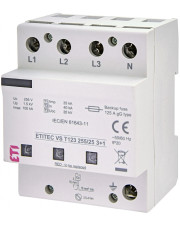 Обмежувач перенапруги ETITEC VS T123 255/25 3+1 RC (2442936)