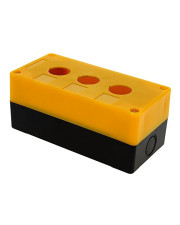 Корпус для кнопок TNSy КП103 3 места желтая (TNSy5500299)