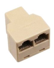 Проходной адаптер TNSy cat.5Е UTP тип RJ45+2 RJ45 (TNSy5503259)