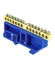 Изолированная шина TNSy «N» ШЛИ6х9-14 на DIN-рейку синяя (TNSy5500185)