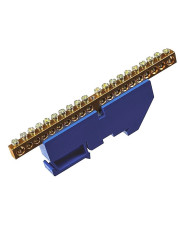 Изолированная шина TNSy «N» ШЛИ6х9-18 на DIN-рейку синяя (TNSy5500187)