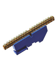 Изолированная шина TNSy «N» ШЛИ6х9-20 на DIN-рейку синяя (TNSy5500188)