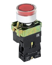 Кнопка TNSy XB2-BW3461 1НО с подсветкой красная (TNSy5500292)
