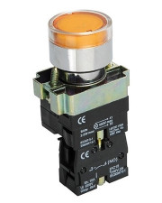 Кнопка TNSy XB2-BW3561 1НО с подсветкой жолтая (TNSy5500293)