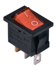 Переключатель TNSy KCD1-2-101N R/B с подсветкой красный (TNSy5500689)