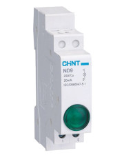 Модульный индикатор Chint ND9-1/G AC/DC230В зеленый (594108)