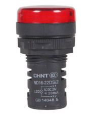Индикатор Chint ND16-22D/2 AC/DC 380В красный (592863)