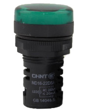 Индикатор Chint ND16-22DS/4 АС 110В зеленый (592715)