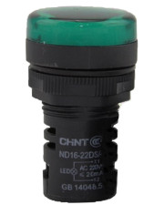 Защищенный индикатор от помех Chint ND16-22D/4K2 АС 230В зеленый (146694)