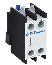 Фронтальный блок дополнительных контактов Chint F4-02 2NC для NC1 (257020)