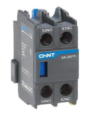 Фронтальный блок дополнительных контактов Chint AX-3X/11 1NO+1NC для NXC (938256)