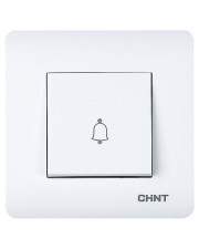 Выключатель дверного звонка Chint NEW3 белый (715387)