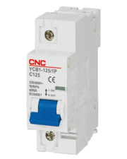 Автоматический выключатель CNC YCB1-125 1Р 125А 6кА C (Б00032058)