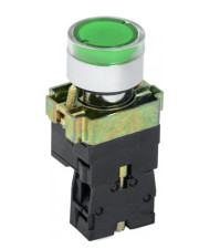 Кнопка с подсветкой CNC LAY5-ВW3361 NO зеленая (Б00032283)