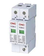 Обмежувач імпульсної перенапруги CNC YCS6-С 2Р 1P+N 385В (Б00032570)