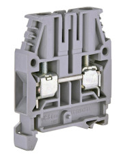 Клеммник CNC JXB-4 ø0,5-4 на DIN-рейке серый (000000596)