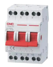 Модульний перемикач навантаження CNC YCBZ-40 3P 40A 1-0-2 240/415В (Б00042081)