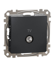 Кінцева TV-розетка 4 дБ Schneider Electric Sedna Design & Elements чорна SDD114471