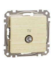 Кінцева TV-розетка 4 дБ Schneider Electric Sedna Design & Elements береза SDD180471