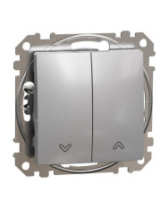 Кнопковий вимикач Schneider Electric Sedna Design & Elements для жалюзі алюміній SDD113114