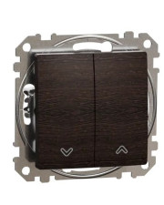 Кнопочный выключатель Schneider Electric Sedna Design & Elements для жалюзи венге SDD181114