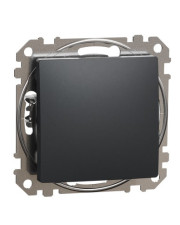 Кнопковий вимикач Schneider Electric Sedna Design & Elements чорний SDD114111