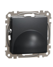 Накладка для вывода кабеля Schneider Electric Sedna Design & Elements черная SDD114903