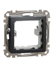 Рамка-адаптер для виробів 45х45мм Schneider Electric Sedna Design & Elements для Unica New чорна SDD114905
