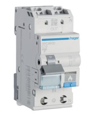 Автоматичний вимикач Hager ARC960D з дуговим захистом AFDD 6кА C 10A 1P+N