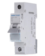 Автоматичний вимикач Hager MBN106 6кА B 6A 1P