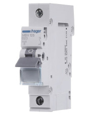 Автоматический выключатель Hager MBN125 6кА B 25A 1P
