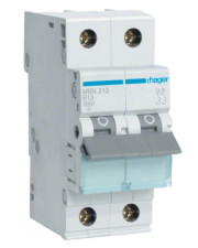 Автоматичний вимикач Hager MBN213 6кА B 13A 2P