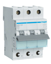 Автоматичний вимикач Hager MBS340 QC 6кА B 40A 3P