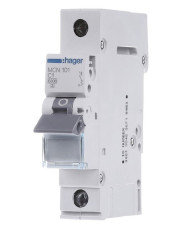 Автоматичний вимикач Hager MCN101 6кА C 1A 1P