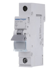 Автоматический выключатель Hager MCN104 6кА C 4A 1P