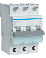 Автоматичний вимикач Hager MCS313 QC 6кА C 13A 3P