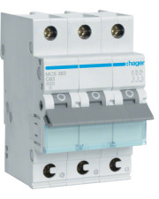 Автоматичний вимикач Hager MCS363 QC 6кА C 63A 3P