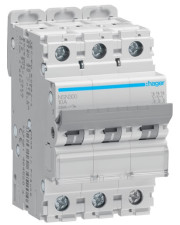 Автоматичний вимикач Hager NSN300 25кА D 0.5A 3P