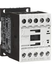 Корпусный контактор Hager EV01510E 3P 15,5А 24В DС 1НВ AC-3