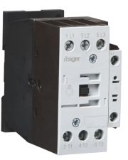Корпусный контактор Hager EVL027D 3P 27А 24В АС AC-5b