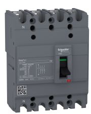 Автоматичний вимикач Schneider Electric EASYPACT EZC100H 4P 30кА 100А