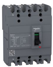 Автоматический выключатель Schneider Electric EASYPACT EZC100N 4P 15кА 100А