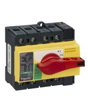 Рубильник Schneider Electric INTERPACT INS63 4P красный/желтый (28919)